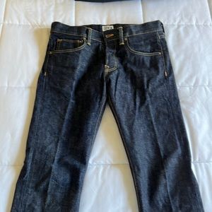 New w/o tags dark blue jeans